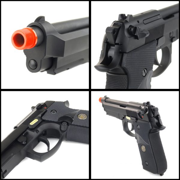 See Airsoft Pistol 2 Green Gas WE M92 419 Blowback Pistol FPS-400 Airsoft Gun