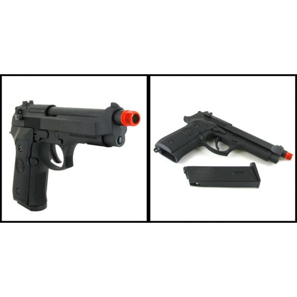 See Airsoft Pistol 2 Green Gas WE M92 Tactical Pistol FPS-430 Full Metal, Blowback Airsoft Gun