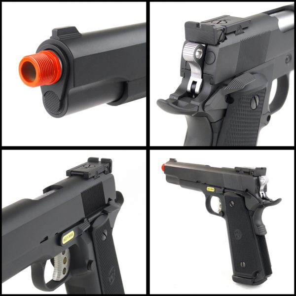 See Airsoft Pistol 2 Green Gas WE P14 414 Blowback Pistol FPS-420 Airsoft Gun