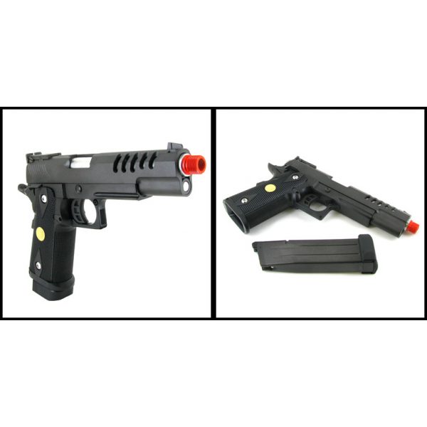 See Airsoft Pistol 2 Green Gas WE V2 Hi-Capa Pistol FPS-400 Full Metal, Blowback Airsoft Gun
