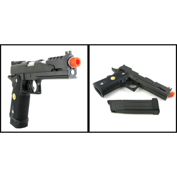 See Airsoft Pistol 2 Green Gas WE V4 Hi-Capa Pistol FPS-400 Full Metal, Blowback Airsoft Gun