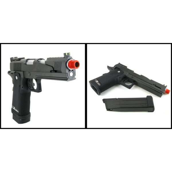 See Airsoft Pistol 2 Green Gas WE V5 Hi-Capa Pistol FPS-400 Full Metal, Blowback Airsoft Gun