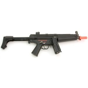 See Airsoft Rifle 1 CYMA AEG Electric MP5 Sub Machine Gun FPS-300, Heavyweight, Collapsible Stock Airsoft Gun