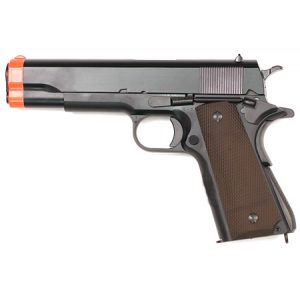 See Airsoft Pistol 1 KWA M1911A1 Pistol 15 Rnd FPS 285 Blowback Military Issue Green Gas Airsoft Gun