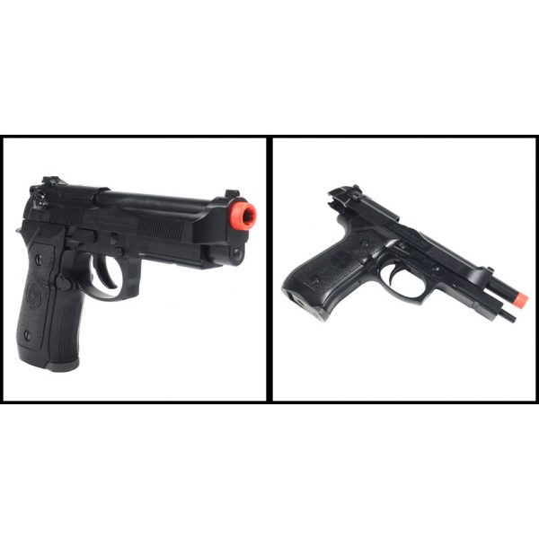 See Airsoft Pistol 2 Refurbished Green Gas HFC M190 Pistol FPS- 375 Full Metal Blowback Airsoft Gun