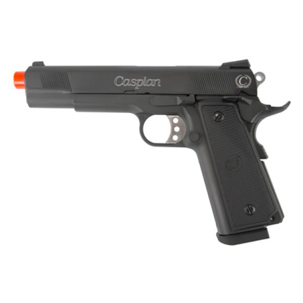 See Airsoft Pistol 1 Refurbished TSD Tactical Green Gas Full Metal Custom Caspian Arms 1911 Pistol FPS-375 Blowback Airsoft Gun
