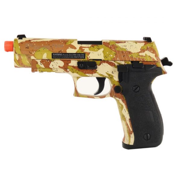 See Airsoft Pistol 1 Sig Sauer P22G Full Metal FPS-383 Green Gas Airsoft Pistol