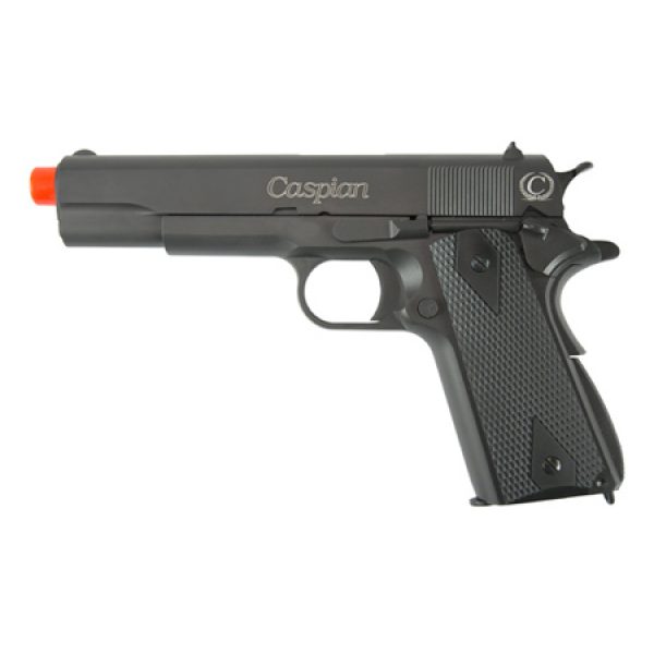 See Airsoft Pistol 1 TSD Tactical Green Gas Full Metal Caspian Arms Government M1911A1 Pistol FPS-375 Blowback Airsoft Gun