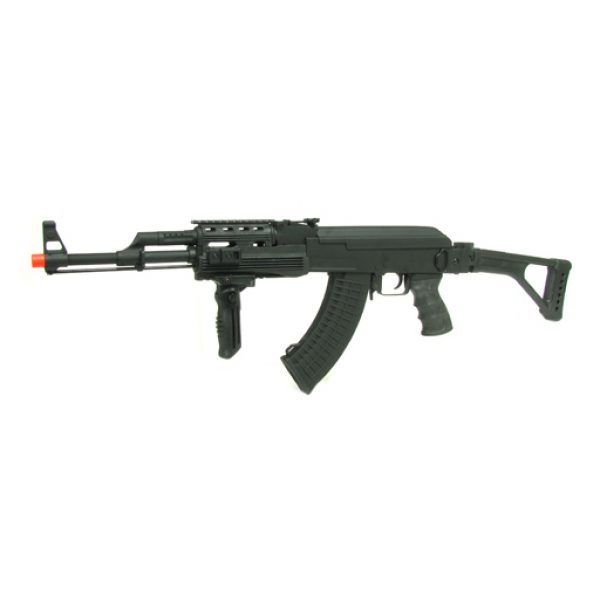 See Airsoft Rifle 1 CYMA Electric AK47 Rifle FPS-380 Side Fold Stock, Folding Forefrip Airsoft Gun