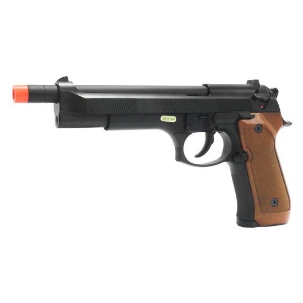 See Airsoft Pistol 1 WE Tactical Green Gas Full Metal M9 Long Barrel Pistol FPS-375 Blowback Airsoft Gun