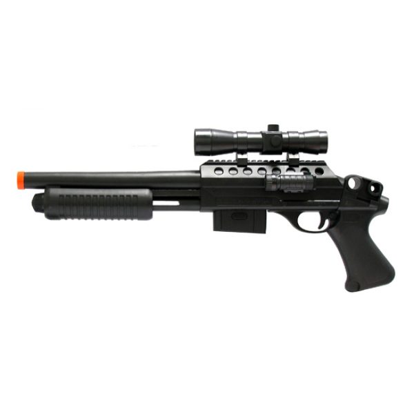See Airsoft Gun Sight 1 Refurbished Spring Special Tactics Pistol Grip Shotgun FPS-370 Airsoft Gun
