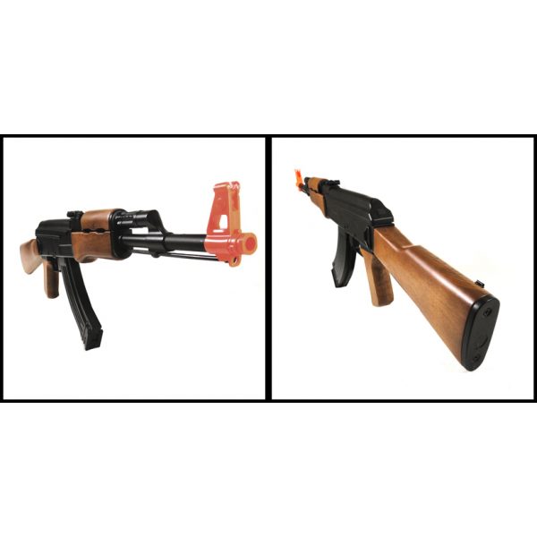 See Airsoft Rifle 2 CYMA Electric CM022 AK47 Rifle FPS-200 Full Stock Airsoft Gun