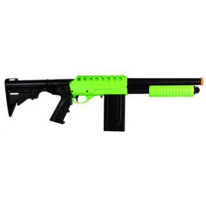 See Airsoft Shotgun 1 Spring Crosman ZT32 Zombie Eliminator FPS-350 Pump Action Airsoft Shotgun