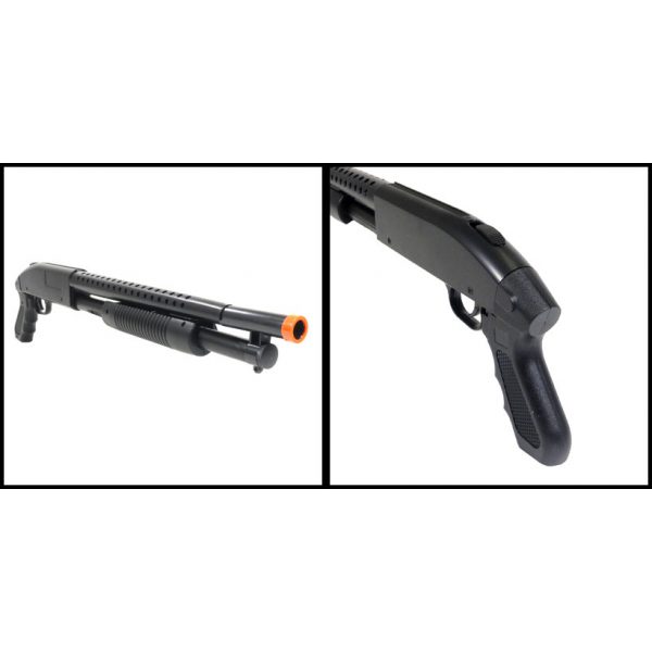 See Airsoft Shotgun 2 Spring CYMA P788B Pump Action Shotgun FPS-285 Airsoft Gun