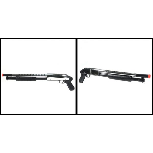See Airsoft Shotgun 2 Spring CYMA Shotgun FPS-220, Pistol Grip Airsoft Gun