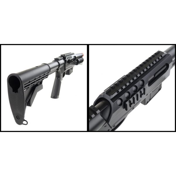 See Airsoft Shotgun 2 Spring DE CSI 786 FPS-320 Airsoft Shotgun