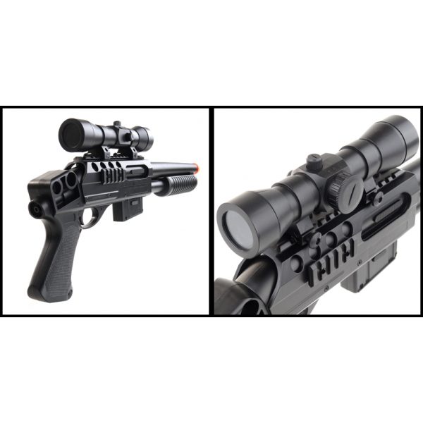 See Airsoft Shotgun 2 Spring DE CSI 787S FPS-365 Airsoft Shotgun