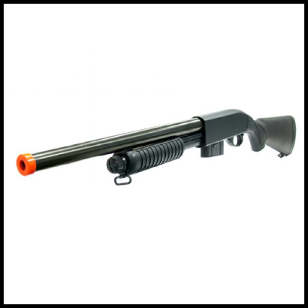 See Airsoft Shotgun 2 Spring Full Metal M47 Shotgun FPS-460 Full Stock Airsoft Gun