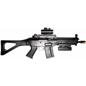 See Airsoft Rifle 1 CYMA Electric G36 Assault Rifle FPS-180, Scope, Tactical Light, Open Stock Airsoft Gun