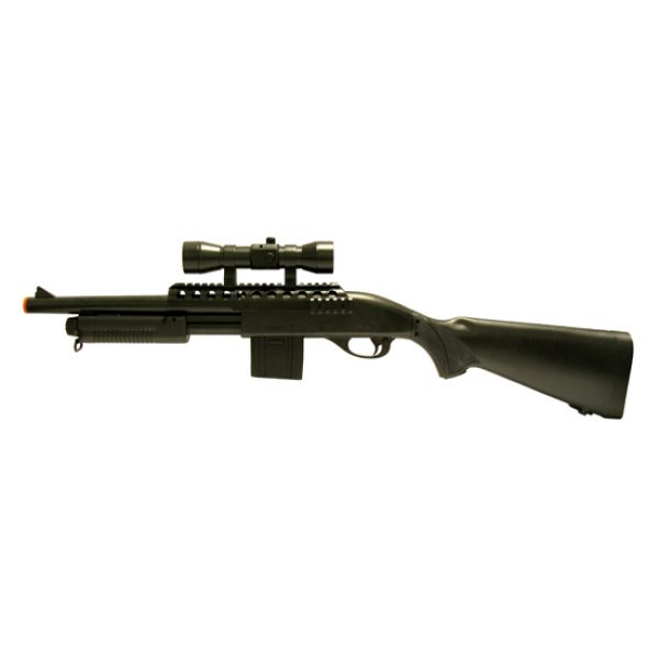 See Airsoft Shotgun 1 Spring M47 Pump Shotgun Flashlight, Sight Airsoft Gun Full Stock