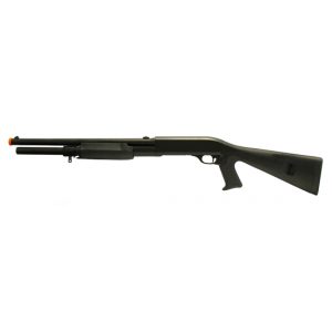 See Airsoft Shotgun 1 Spring Multi-Shot M56 Shotgun FPS-320 Full Stock Airsoft Gun