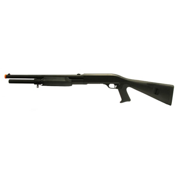 See Airsoft Shotgun 1 Spring Multi-Shot M56 Shotgun FPS-320 Full Stock Airsoft Gun