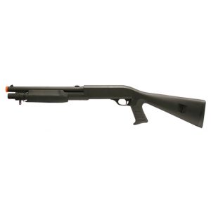 See Airsoft Shotgun 1 Spring Multi-Shot M56A Shotgun FPS-320 Full Stock Airsoft Gun