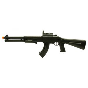 See Airsoft Shotgun 1 Spring Saiga-12 Shotgun FPS-300 Flashing Lights Airsoft Gun