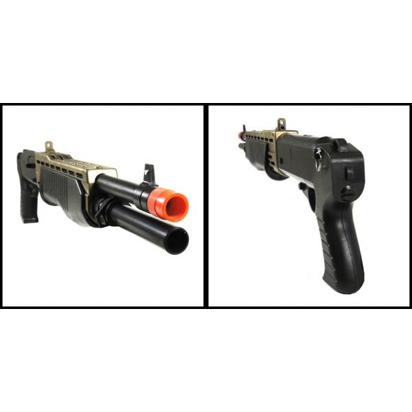 See Airsoft Shotgun 2 Spring SPAS Shotgun FPS-200 Pistol Grip Airsoft Gun