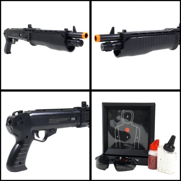 See Airsoft Shotgun 2 Spring Stunt Studios Shotgun FPS-300 Training Kit Airsoft Gun