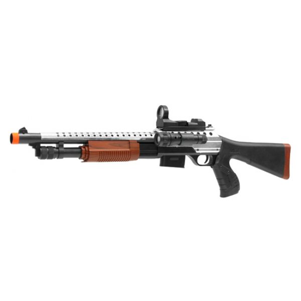 See Airsoft Shotgun 1 Spring Tactical M515-B Pump Action Shotgun FPS-200 Flashlight Airsoft Gun
