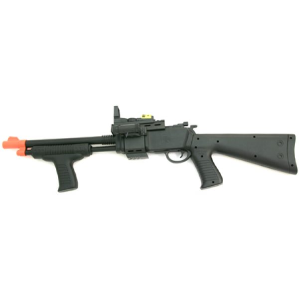 See Airsoft Shotgun 1 Spring Tactical Shotgun FPS-220 Red Dot Sight, Led Flashers, Tactical Light Airsoft gun