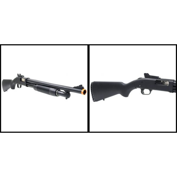 See Airsoft Shotgun 2 Green Gas BE M500 5-Shot Burst FPS-590 Airsoft Shotgun