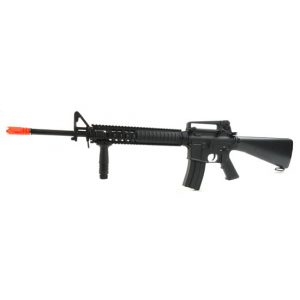 See Airsoft Rifle 1 D-Boys M16A4 RIS Assault Rifle FPS-440 Electric Airsoft Gun