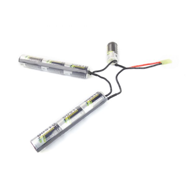 See Airsoft Battery 1 8.4V 1500mAh NiMH Crane Small Type Tamiya Airsoft Battery (AE-5861-T)