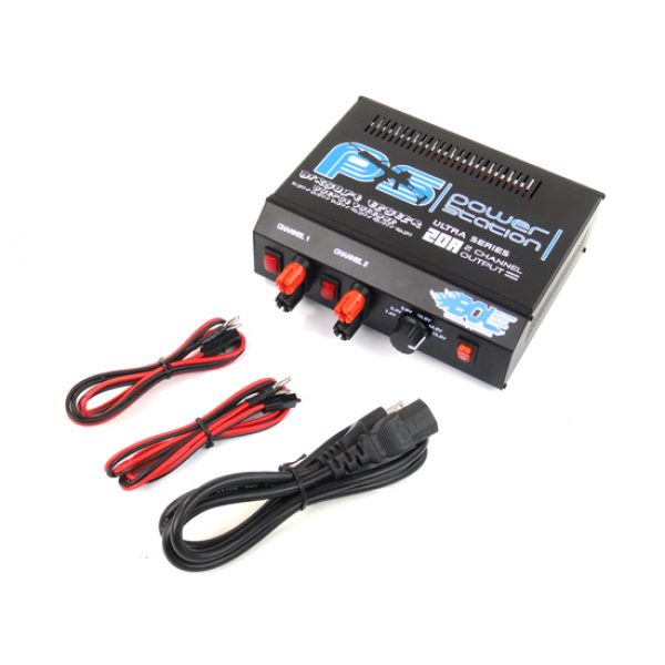 See Airsoft Battery 1 BOL Power Supply 20A 2 Channel Output With Transform Wire Set