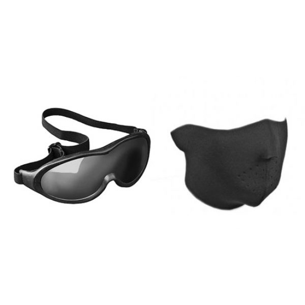 See Airsoft Mask 1 Crosman Airsoft Polycarbonate Goggles & Neoprene Mask Combo
