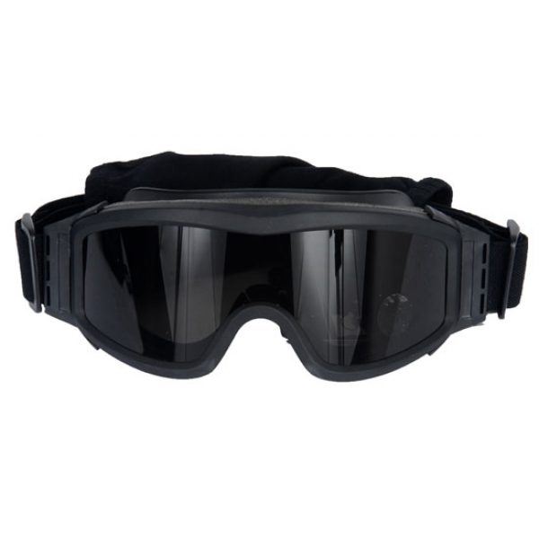 See Airsoft Mask 1 Lancer Tactical Black CA-203B Airsoft Safety Goggles with 3 Lenses