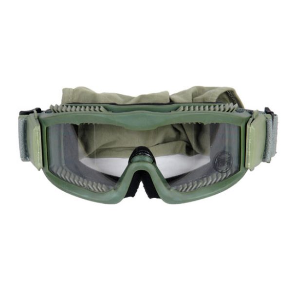 See Airsoft Mask 1 Lancer Tactical OD Green CA-221G Airsoft Safety Goggles with Clear Lens