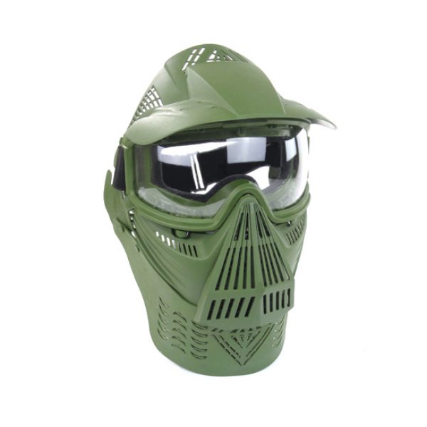 See Airsoft Mask 1 P-Force Recticular Full Face Lens Green Airsoft Mask