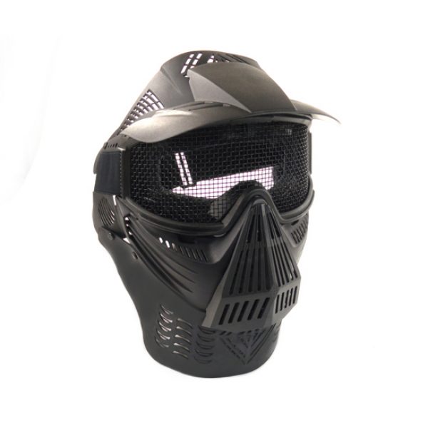 See Airsoft Mask 1 P-Force Recticular Full Face Mesh Wire Black Airsoft Mask