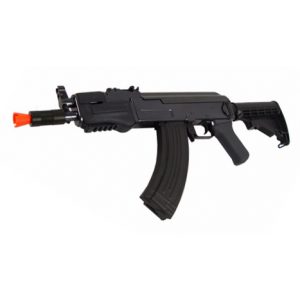See Airsoft Rifle 1 Double Eagle Electric Tactical AK74U Rifle FPS-400 Collapsible Stock Airsoft Gun