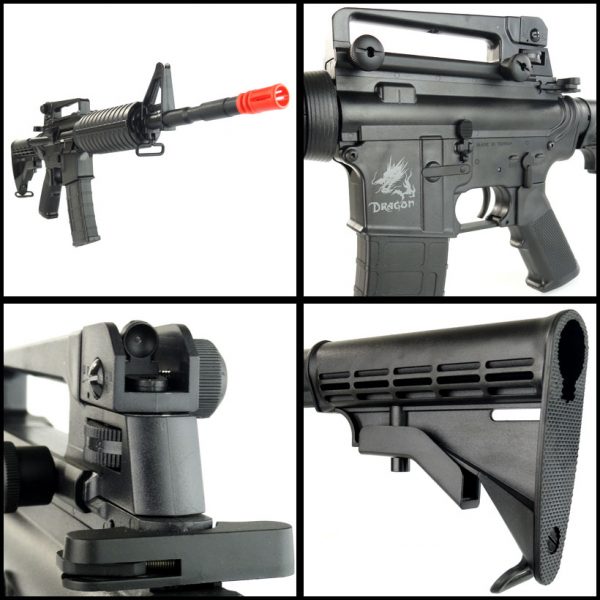 See Airsoft Rifle 2 Dragon SRC Lightning Sports Series AE-SR4-101 FPS-430 Electric Airsoft Rifle