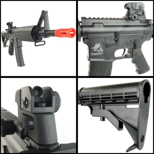 See Airsoft Rifle 2 Dragon SRC Lightning Sports Series AE-SR4-102 FPS-430 Electric Airsoft Rifle