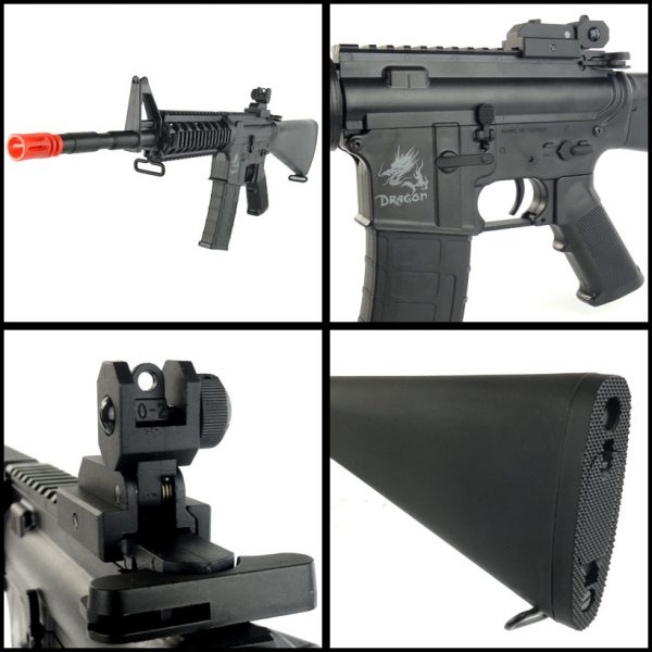 See Airsoft Rifle 2 Dragon SRC Lightning Sports Series AE-SR4-103 FPS-430 Electric Airsoft Rifle