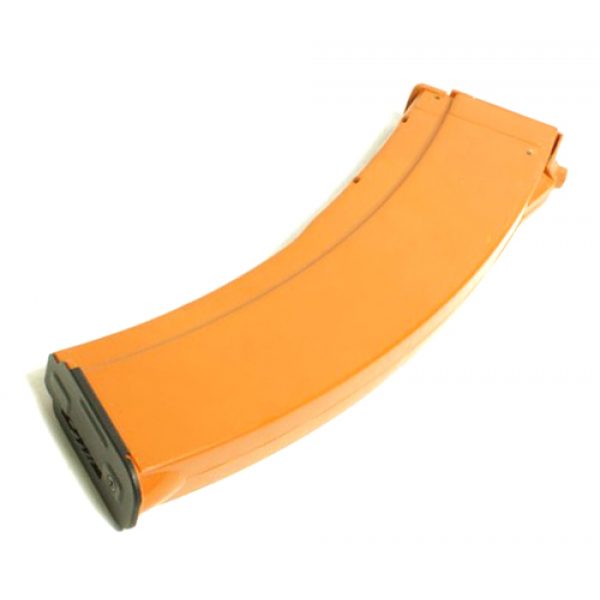 See Airsoft Magazine 1 Echo1 Airsoft AK RPK 800 Round High Capacity Magazine Orange