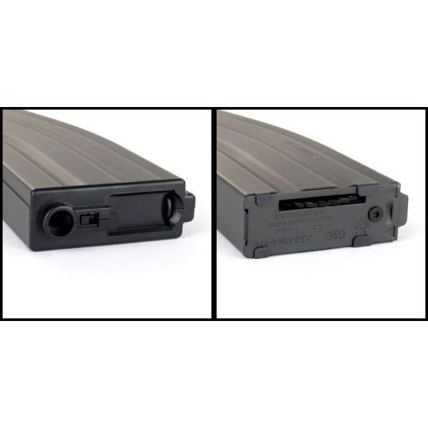See Airsoft Magazine 2 G&G Airsoft 450 Round M4/M16 Black Magazine