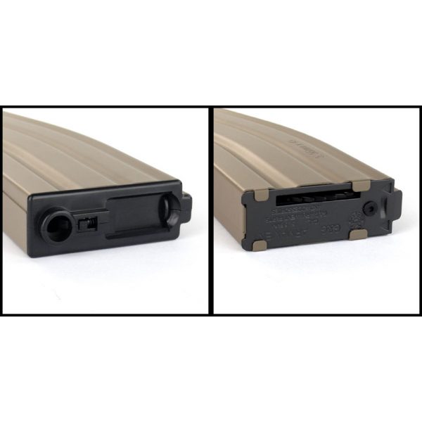 See Airsoft Magazine 2 G&G Airsoft 450 Round SCAR/M4/M16 Tan Magazine