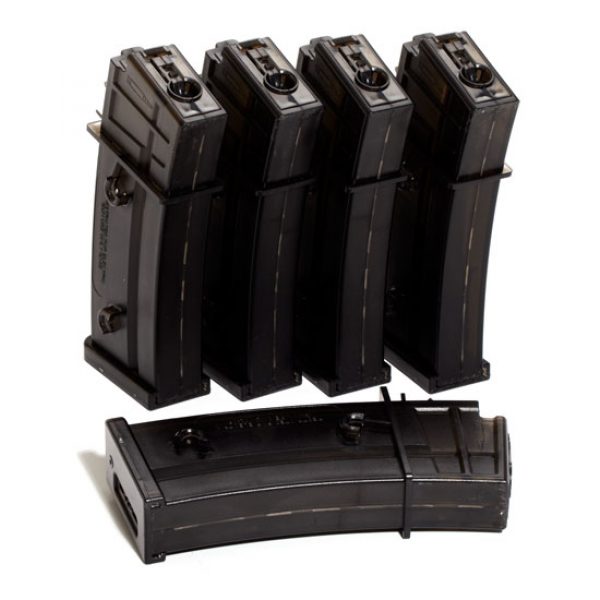 See Airsoft Magazine 1 H&K G36 Series 470 Round Airsoft Magazine Box Set 5 Pack