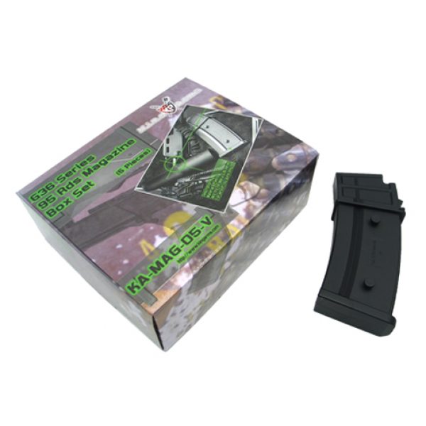 See Airsoft Magazine 1 King Arms Airsoft G36 95 Round Magazine 5 Pcs.
